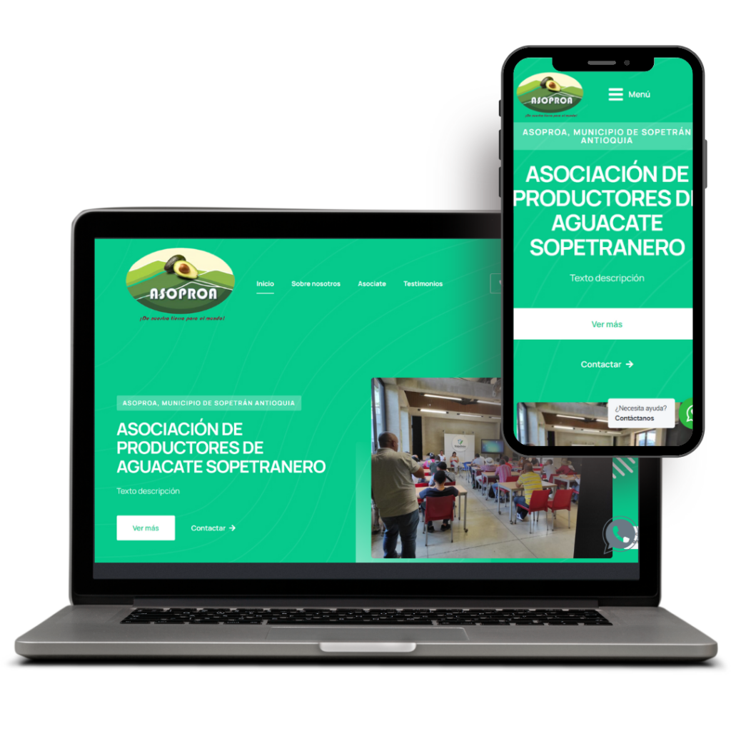 Página web de Asoproa